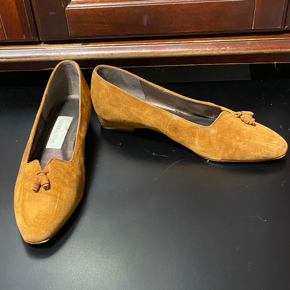 Naturalizer Vintage Rust Suede Loafers